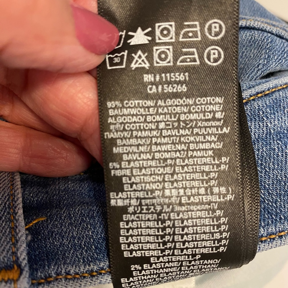 7 For All Mankind Straight Leg Blue Jean Denim Men’s Size 40 - Picture 8 of 8
